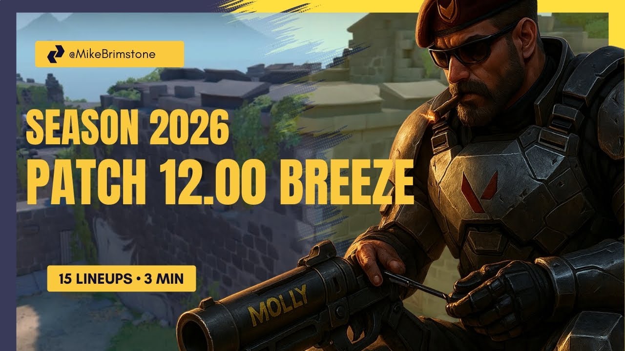 VALORANT 2026 | NEW SEASON LINEUPS | EASY AND FAST - That WORKS | BREZEE