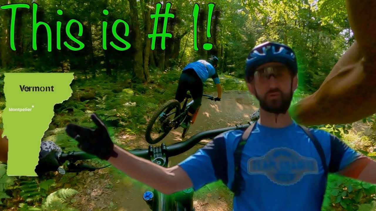 He claims this is the # 1 FLOW trail in New England! | Little River Vermont | Hillfarmer Trail