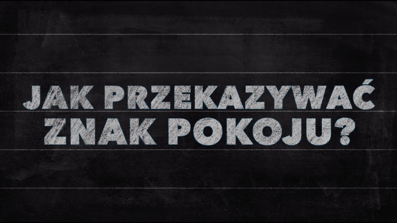 Elementarz [44] Eucharystia (21) Jak przekazywać znak pokoju?