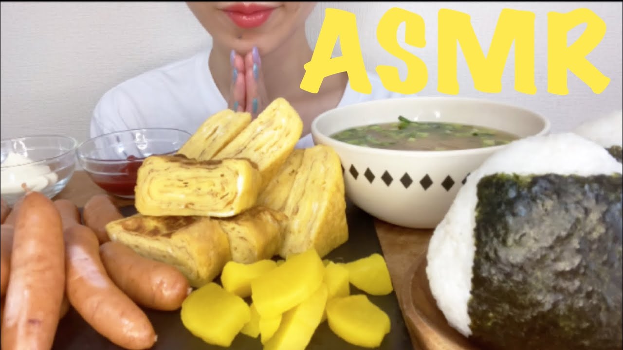 【ASMR/咀嚼音】大盛り朝ごはんを食べる【Eating Sounds】