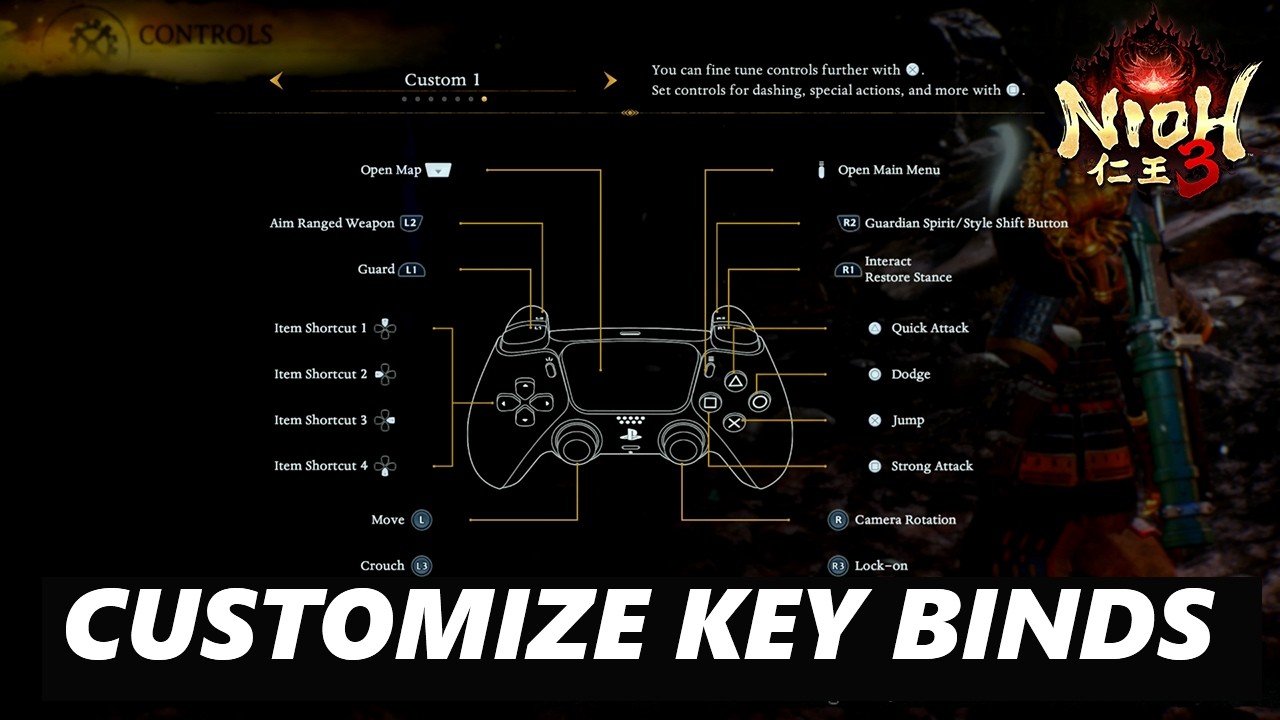 How To Create Custom Key Binds In Nioh 3