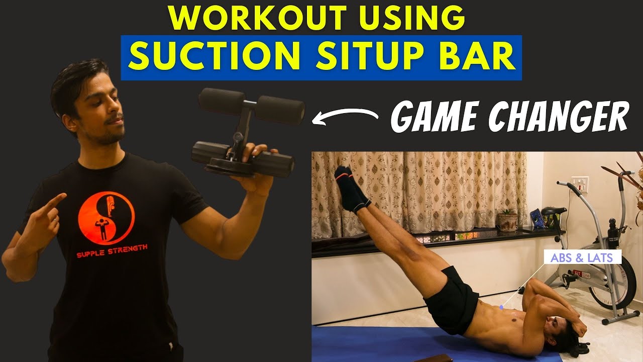 Exercise Which You Can Perform Using Portable Sit-Up Bar (GAME CHANGER FOR HOME WORKOUT)