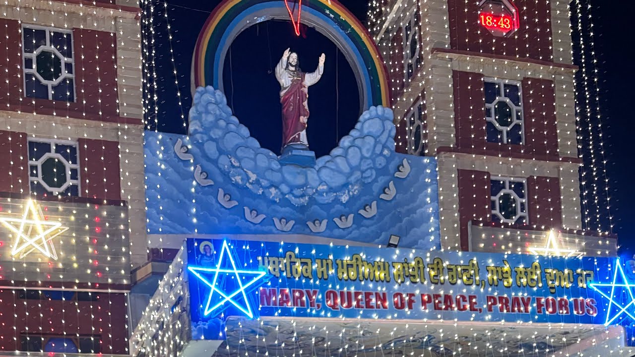 Jalandhar cantt ke famous church m ghumi ghumi krenge Christmas vale din 😇 #merrychristmas 