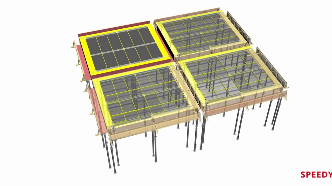 Drop Head Panel Slab Formwork System