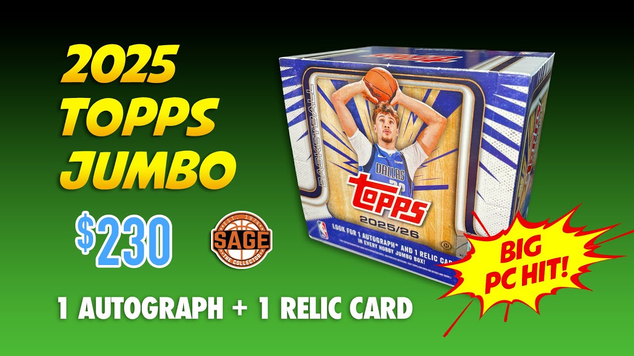 2025-26 Topps Basketball Jumbo Box 🔥 Большой ПК + Купер Флэгг побеждают!
