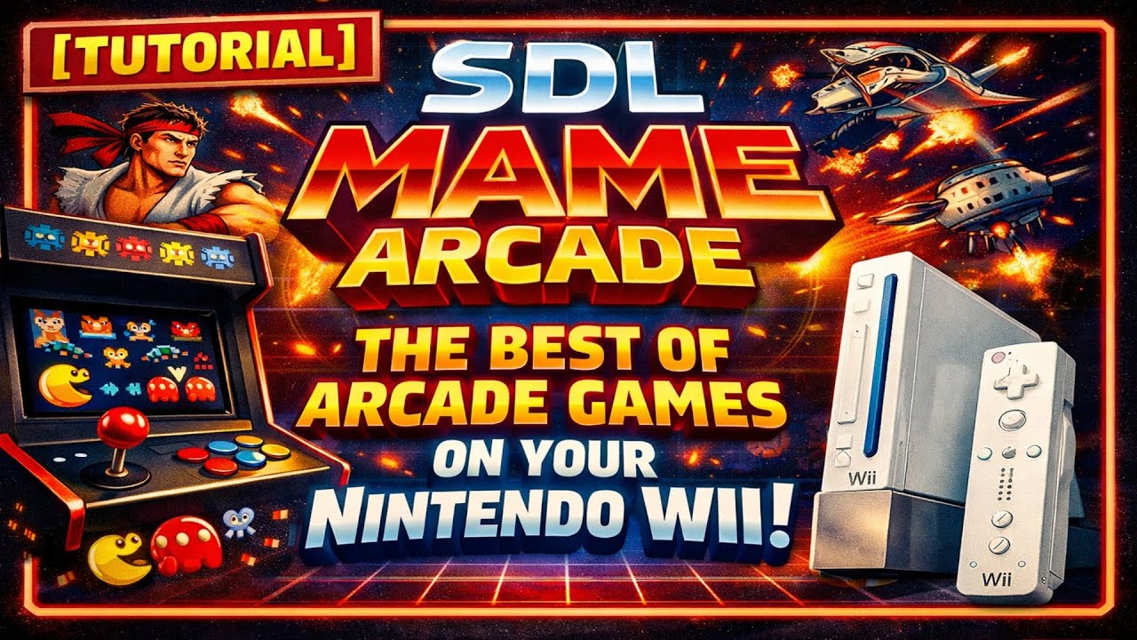 [TUTORIAL] - SDL MAME ARCADE: THE BEST OF ARCADE GAMES ON YOUR NINTENDO WII.
