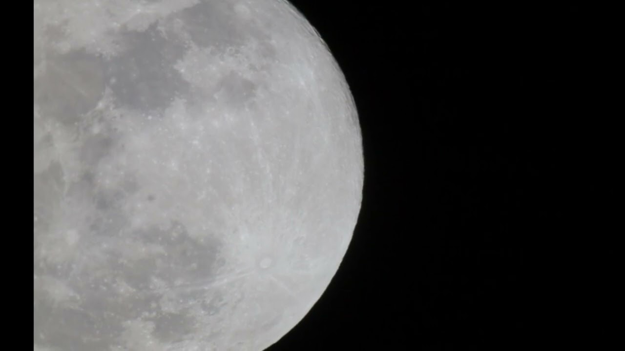 What is this flying across the Moon? UFO or Space junk?