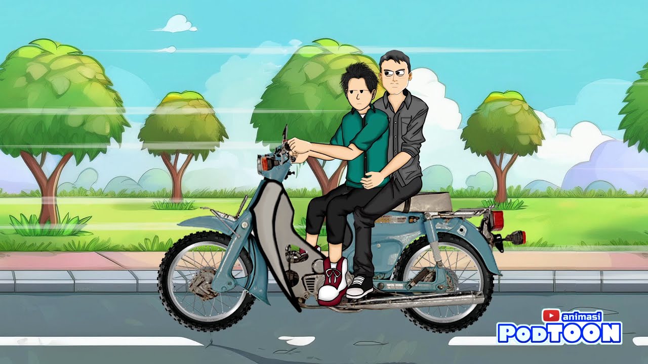 BONCENG MOTOR NEMPEL BANGET