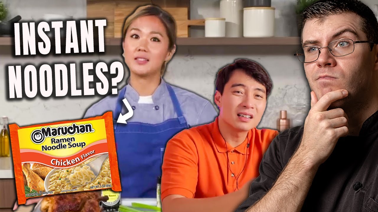 Pro Chef Reacts.. Uncle Roger LIKES Auntie Esther $11 Ramen?? (Epicurious)