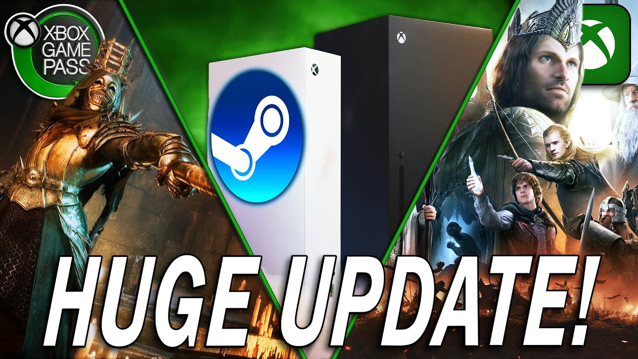 HUGE XBOX UPDATE | NEW Lord of the Rings Game, STEAM Is Here?! & More!