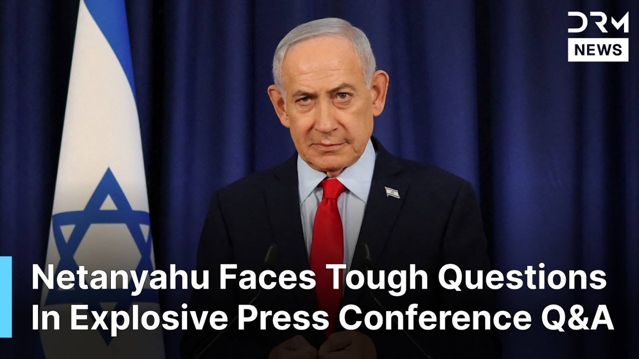 FULL QA: Journalists Challenge Netanyahu In High Stakes Press Conference | DRM News | AC1F