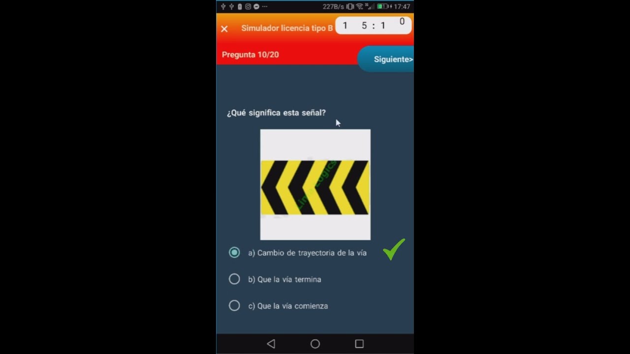 Simulador del examen ant, repasando para el examen teórico ant