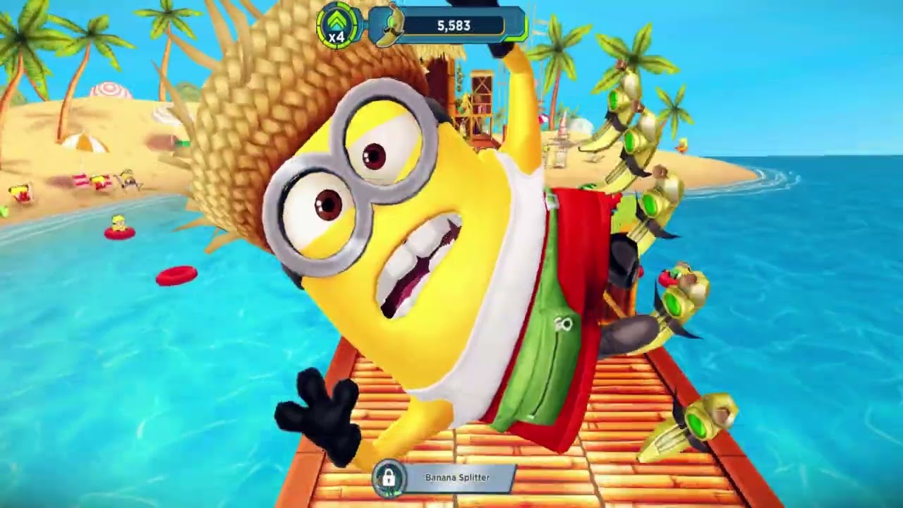 Despicable Me 2: Minion Rush Beach Run Island Hopper Minion