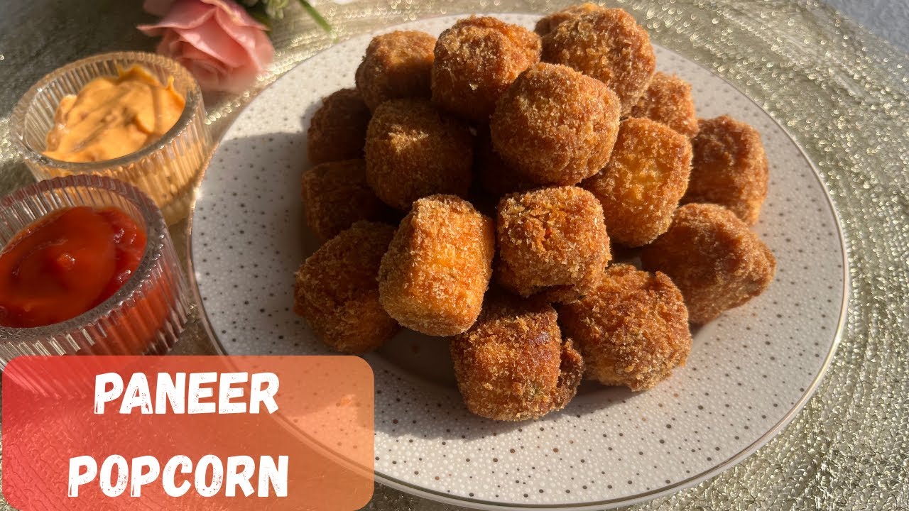 Paneer Popcorn | Crispy & Spicy Snack