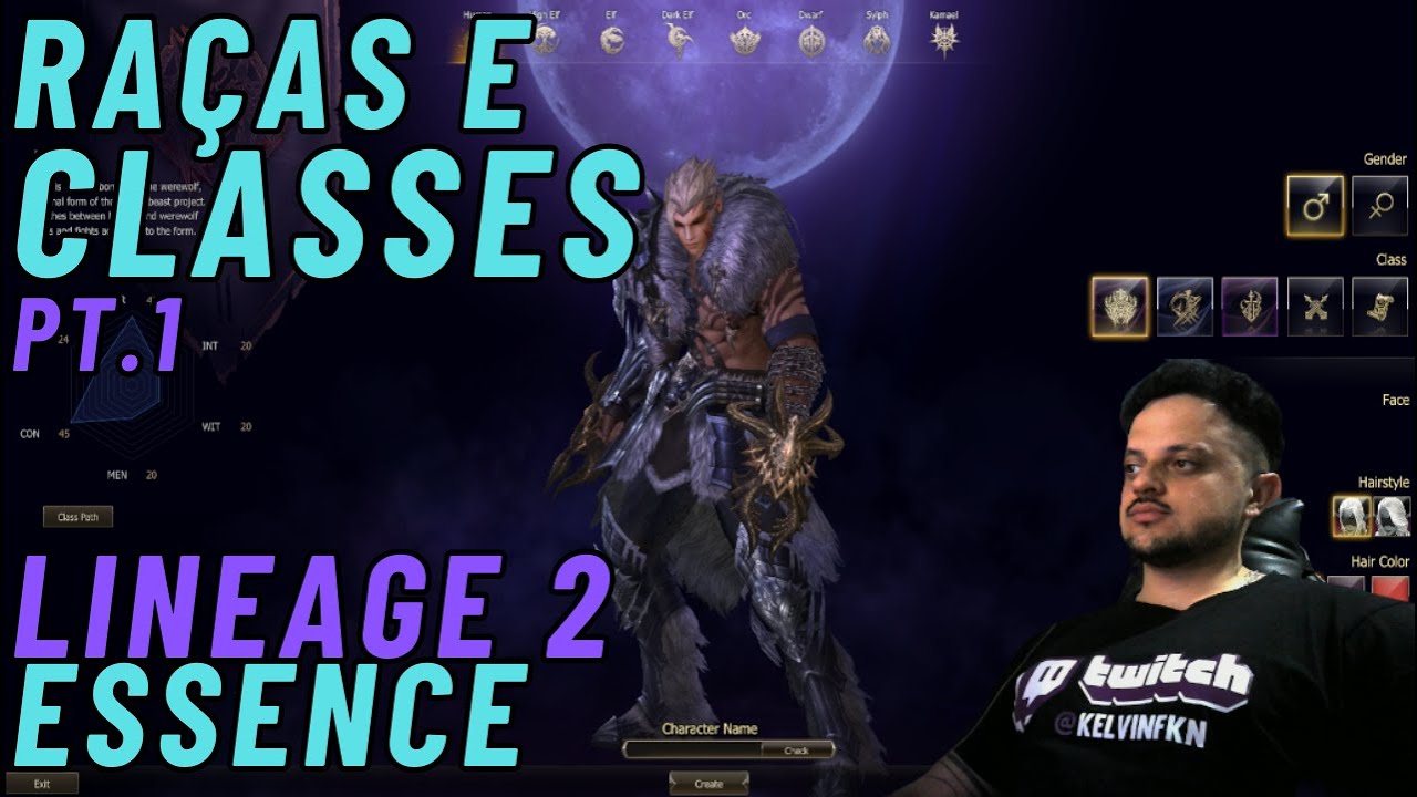 LINEAGE 2 ESSENCE - RAÇAS E CLASSES PT.1 - GUIA DEFINITIVO ATUALIZADO