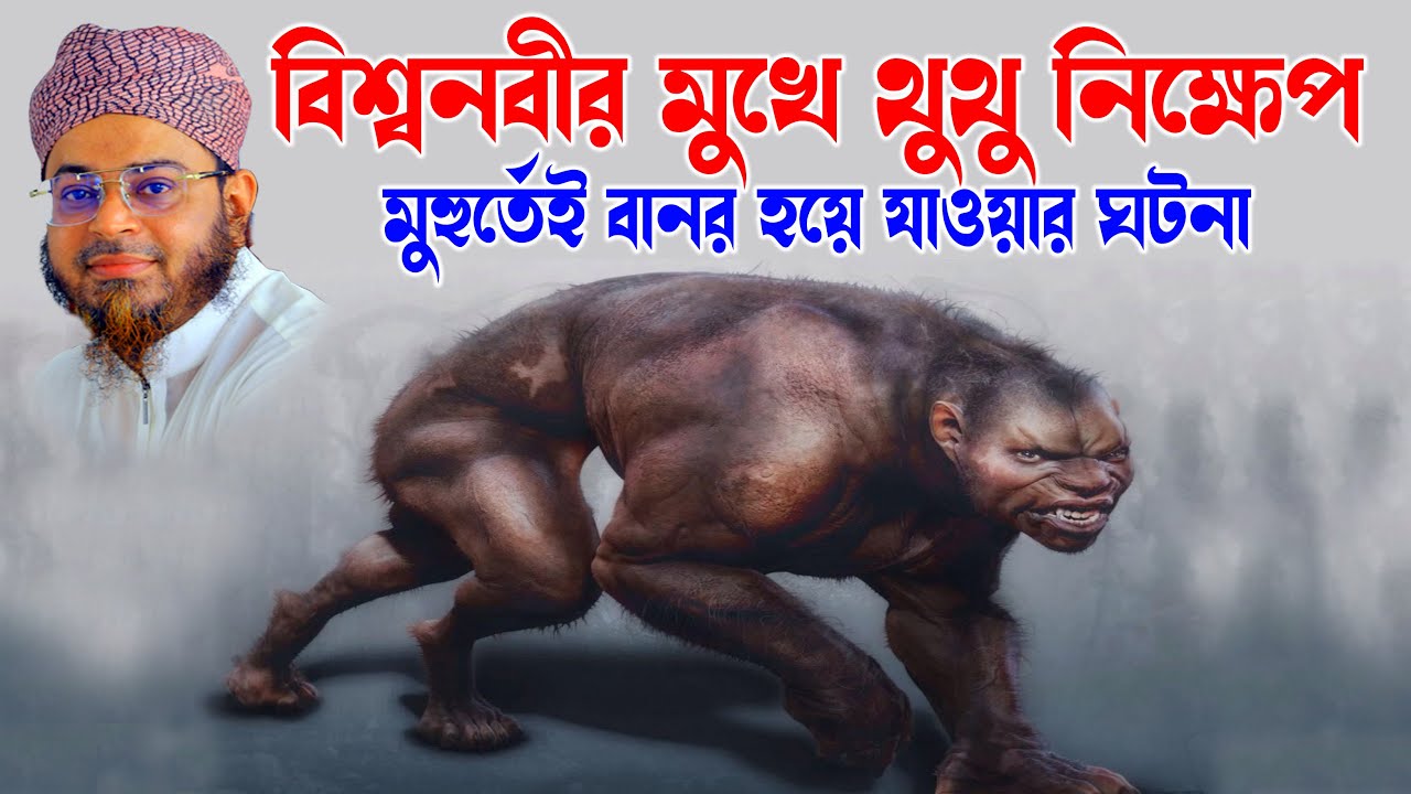Mufti Nasir Uddin Ansari । মুফতি নাসির উদ্দিন আনসারী । বিশ্বনবীর মুখে থুতু নিক্ষেপ- মুহুর্তেই বানর