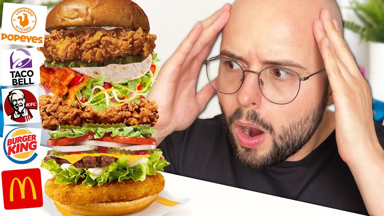 Am combinat 5 FAST FOOD-URI DIFERITE! *A FOST ORIBIL*
