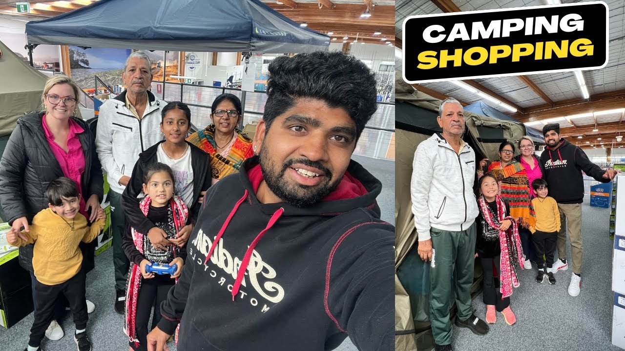 GETTING READY FOR CAMPING IN AUSTRALIA