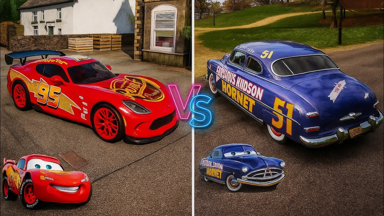 Hudson Hornet vs McQueen | Cars Movie | Forza Horizon-4 | #fh5 