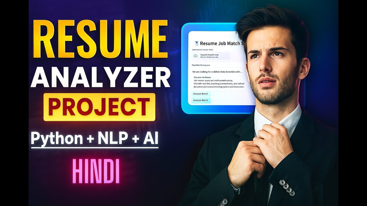 Build AI Resume Analyzer Using Python , NLP & Streamlit || Machine Learning Projects || AI Models