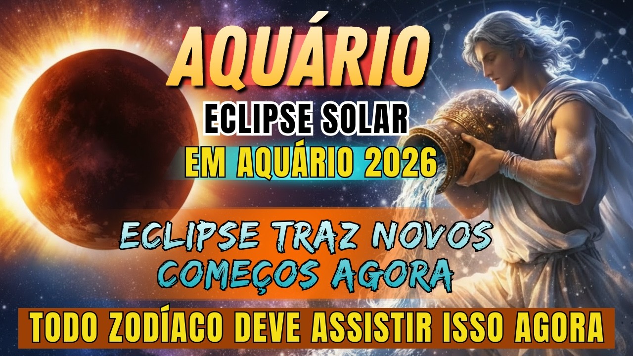 Eclipse Solar 17 de fevereiro de 2026 em aquário a mudança que todo signo do Zodíaco precisa agora