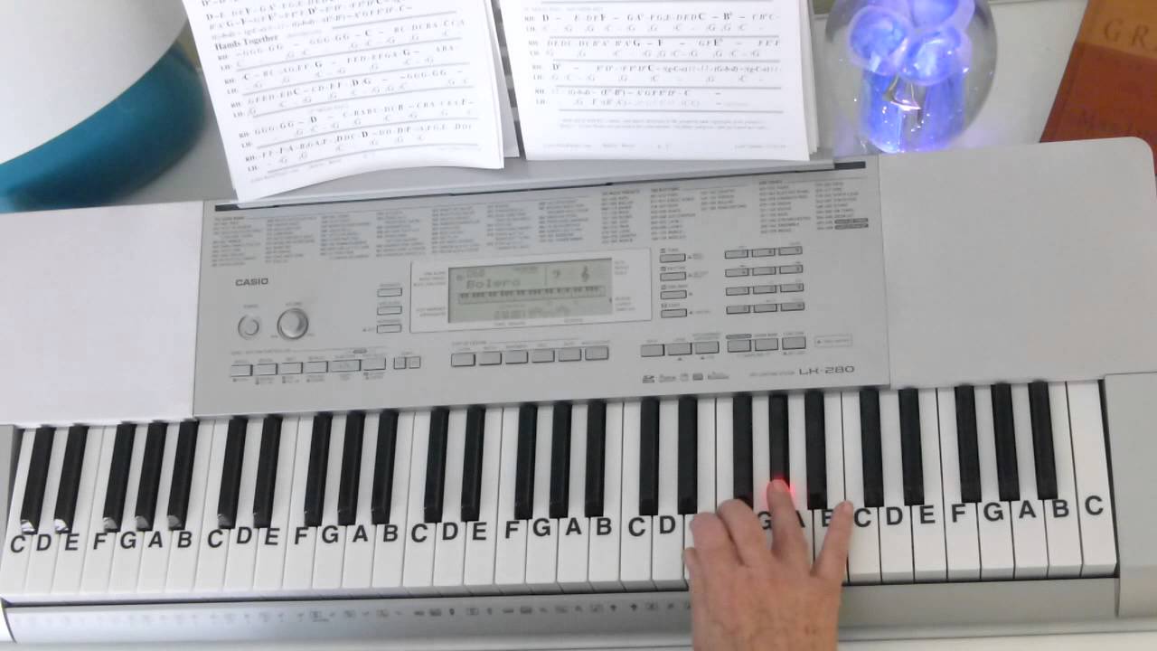 How To Play ~ Bolero ~ Ravel ~ LetterNotePlayer ©