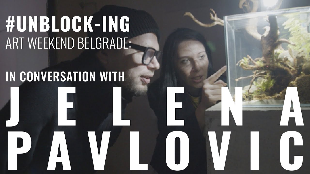 #UNBLOCK-ing Art Weekend Belgrade: JELENA PAVLOVIC in conversation with Denis Leo Hegic