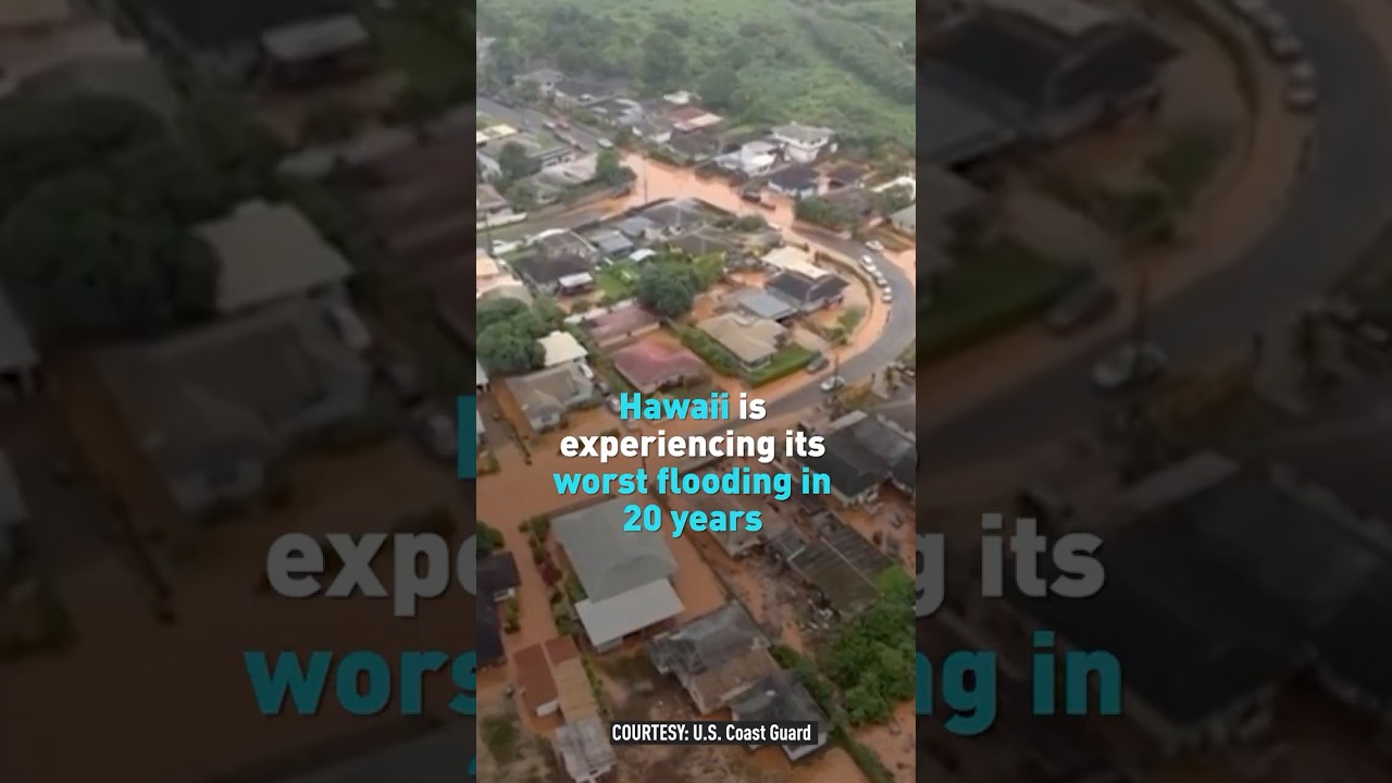 Hawaii is experiencing its worst flooding in 20 years
