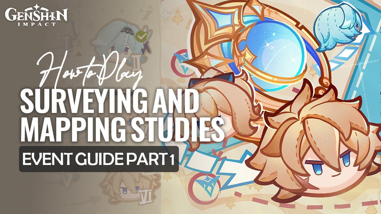 How To Play Surveying & Mapping Studies Event Guide Day 1 | 3000 High Score | Genshin Impact Luna VI