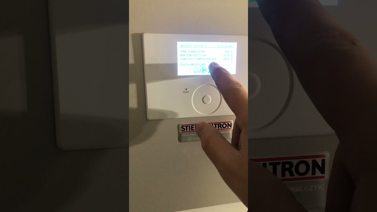 Pompa Ciepła*Stiebel Eltron*Sterownik WPM*Nastawa temperatur grzania* Ciepłej wody użytkowej.