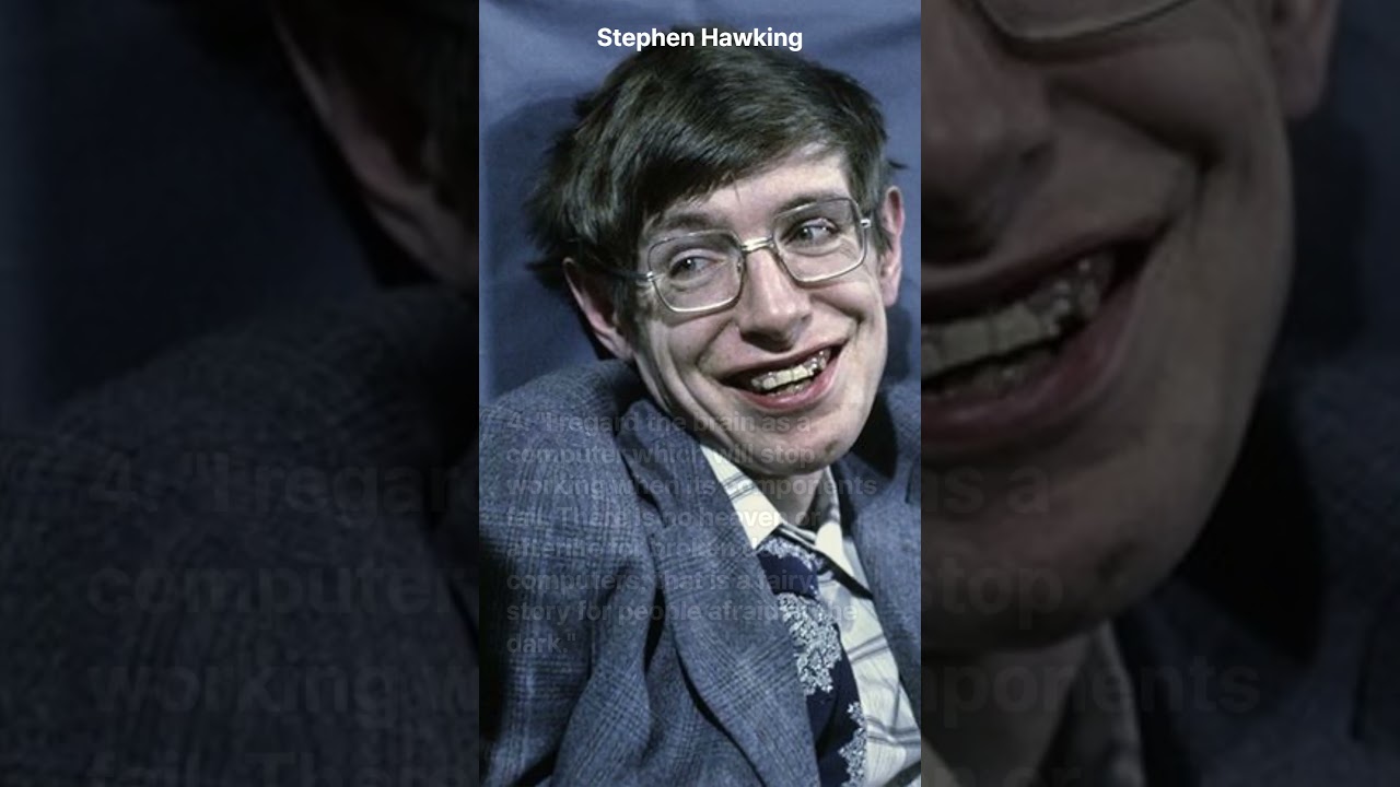 Stephen Hawking's Best 5 Quotes #motivation #quotes #shortvideo #youtubeshorts #stephenhawking