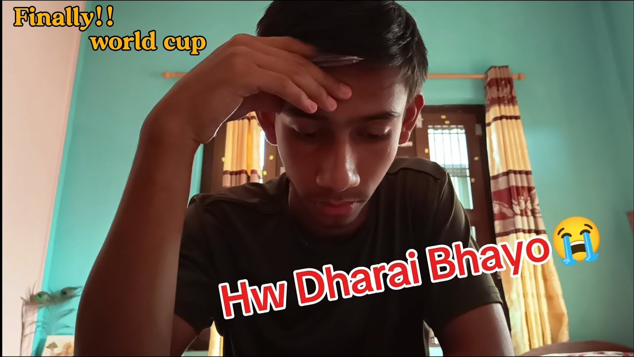 College ko Vacation HW dharai bhayo😭|| finally Nepal world cup ma 😱 || special vlog🤫 