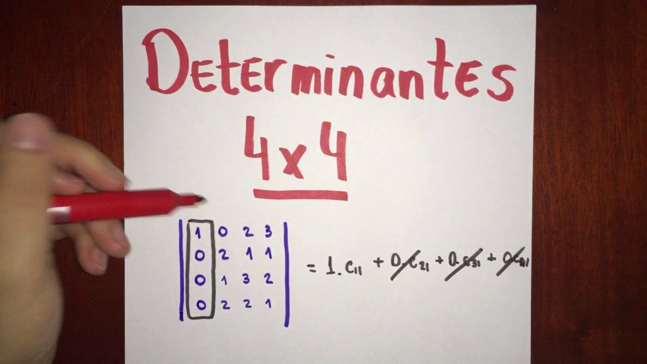 Determinantes - 05 - 4x4