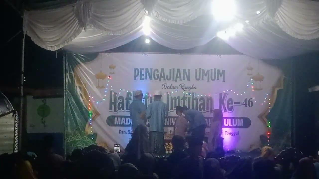 Kejuaraan Haflatul imtihan Madin Miftahul ulum durinan dusun Darungan kec.tanggul
