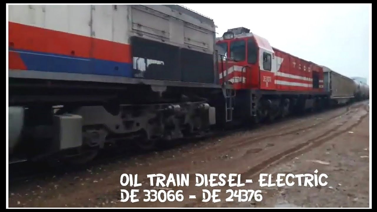 DIESEL LOCOMOTIVES AND OIL FREIGHT TRAINS - TCDD - DİYARBAKIR/TURKEY