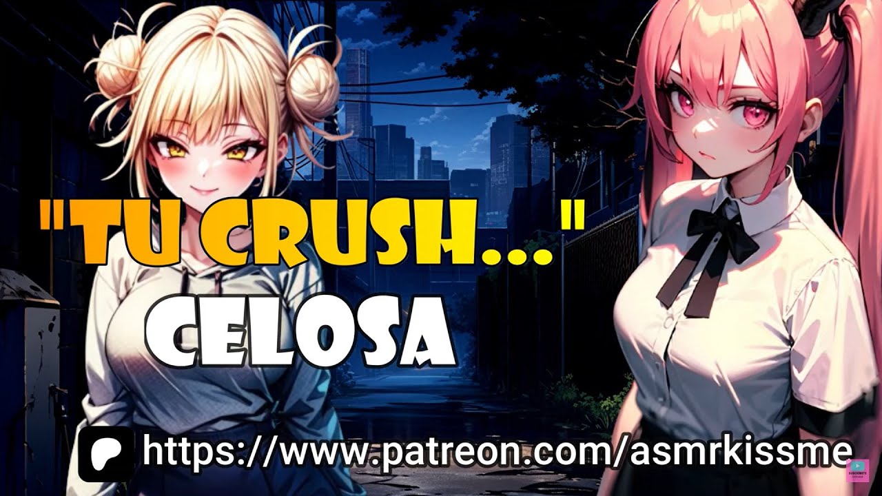 tu crush siente celos asmr roleplay nos esta mirando , eres mio