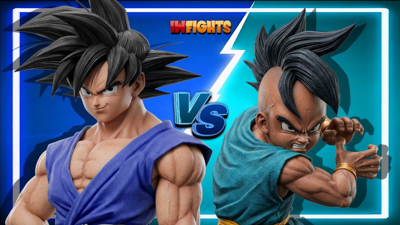 Goku Vs. Uub (CPU Battle) DBZ - BUDOKAI 4