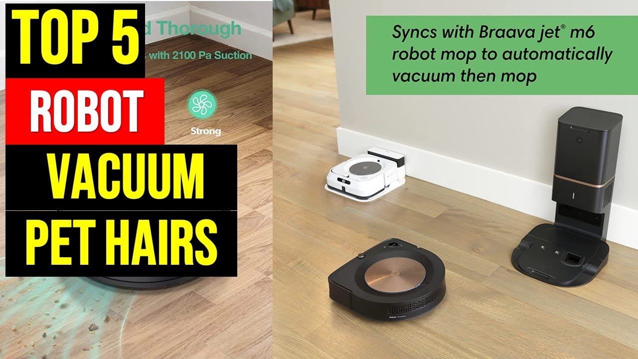 ✅Top 5 Best Robot Vacuum For Pet Hairs In 2023