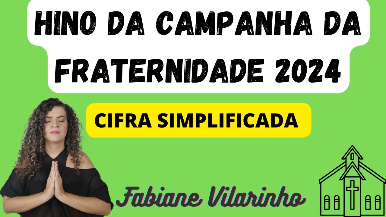 HINO DA CAMPANHA DA FRATERNIDADE 2024! (TOM + BAIXO) conduzidos a este deserto