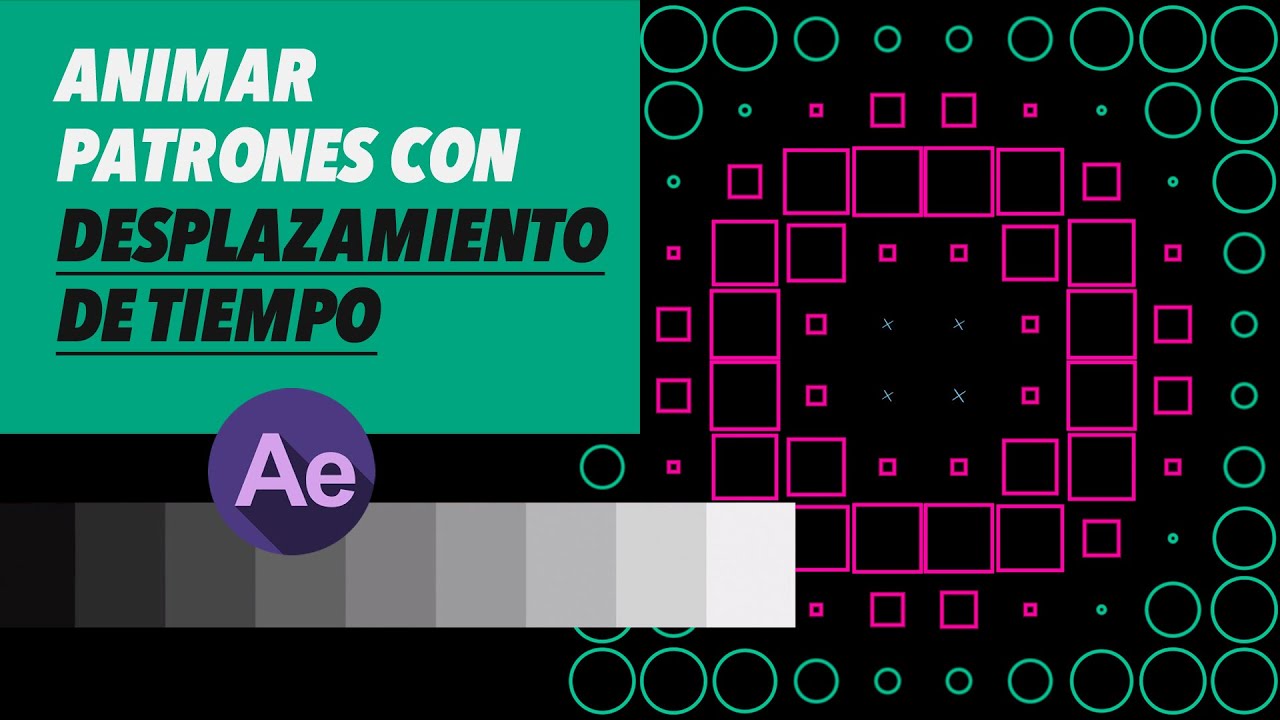 Desplazamiento de Tiempo para animar patrones en After Effects: Fundamentos y aplicación.