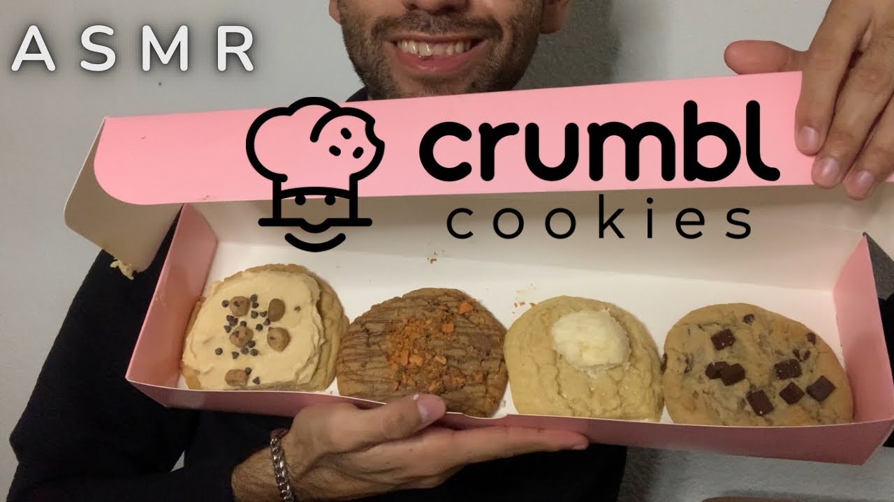 ASMR probando CRUMBL COOKIES