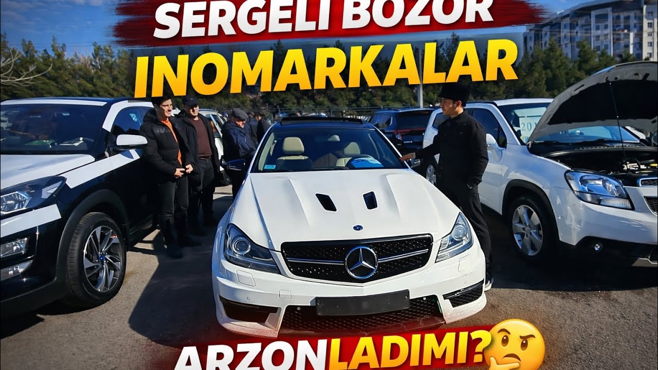 Sergeli mashina bozor inomarka narxlari 2-qism 1-fevral, 2026