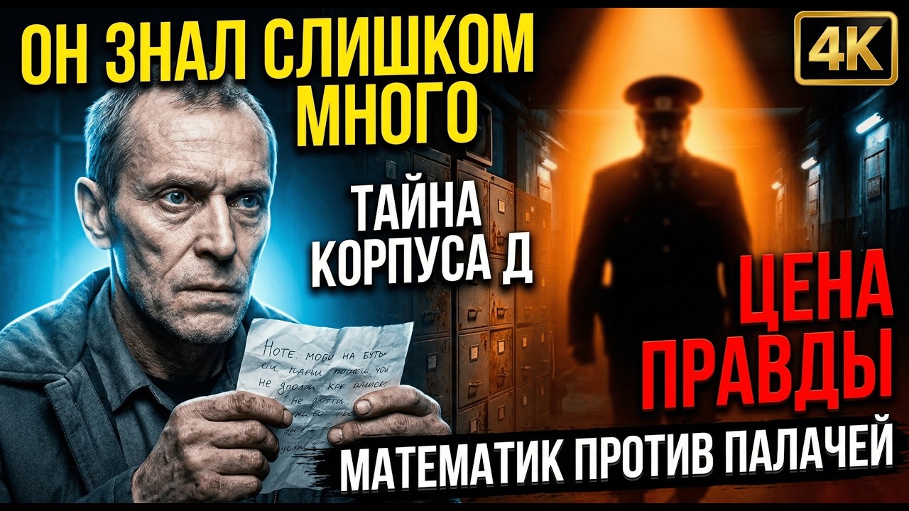 МАТЕМАТИК ПРОТИВ ЧЕРНОЙ ЯМЫ: ЦЕНА ПРАВДЫ В ТЮРЬМЕ