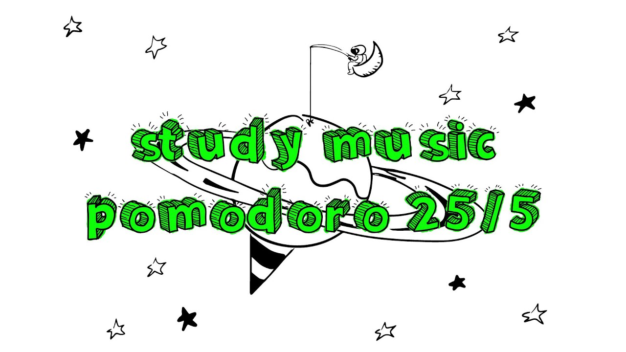 Study Music Pomodoro 25/5 Timer - Calm, Piano Background Music for Study @DennisKuoMD