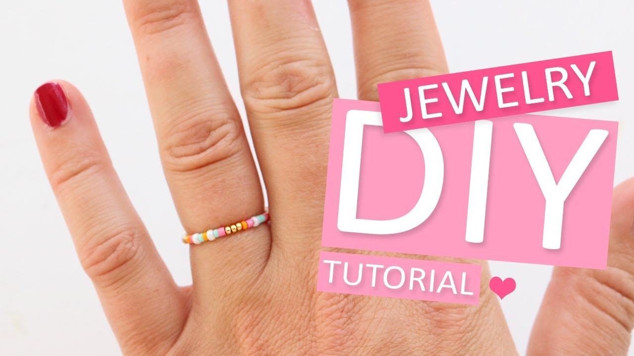 DIY Tutorial - Ringe mit Miyuki rocailles - Selbst Schmuck machen