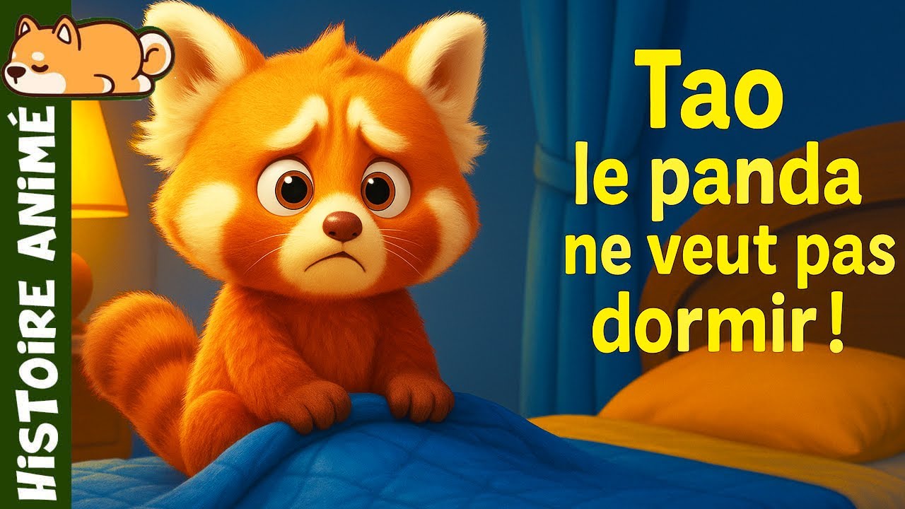 TAO LE PANDA NE VEUT PAS DORMIR ! 🐼Histoire pour s'endormir | Un conte sur le calme et l’acceptation