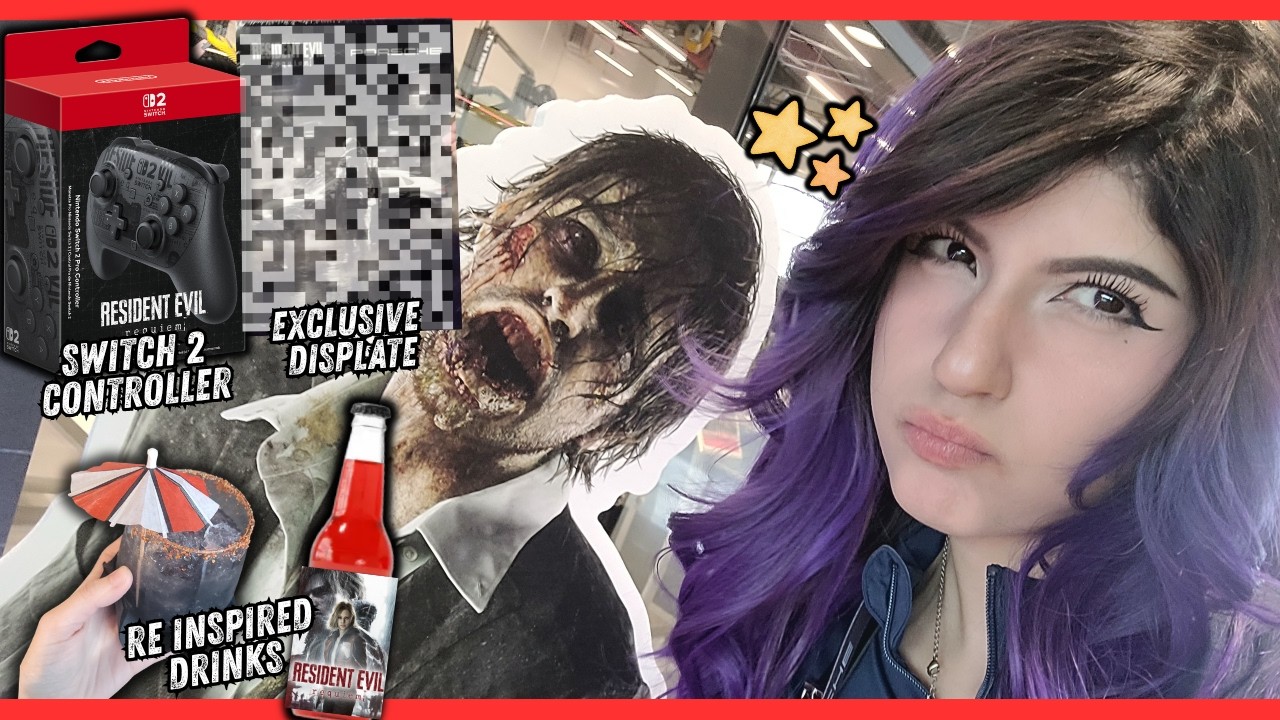 RESIDENT EVIL REQUIEM LAUNCH PARTY GOODIE BAG UNBOXING