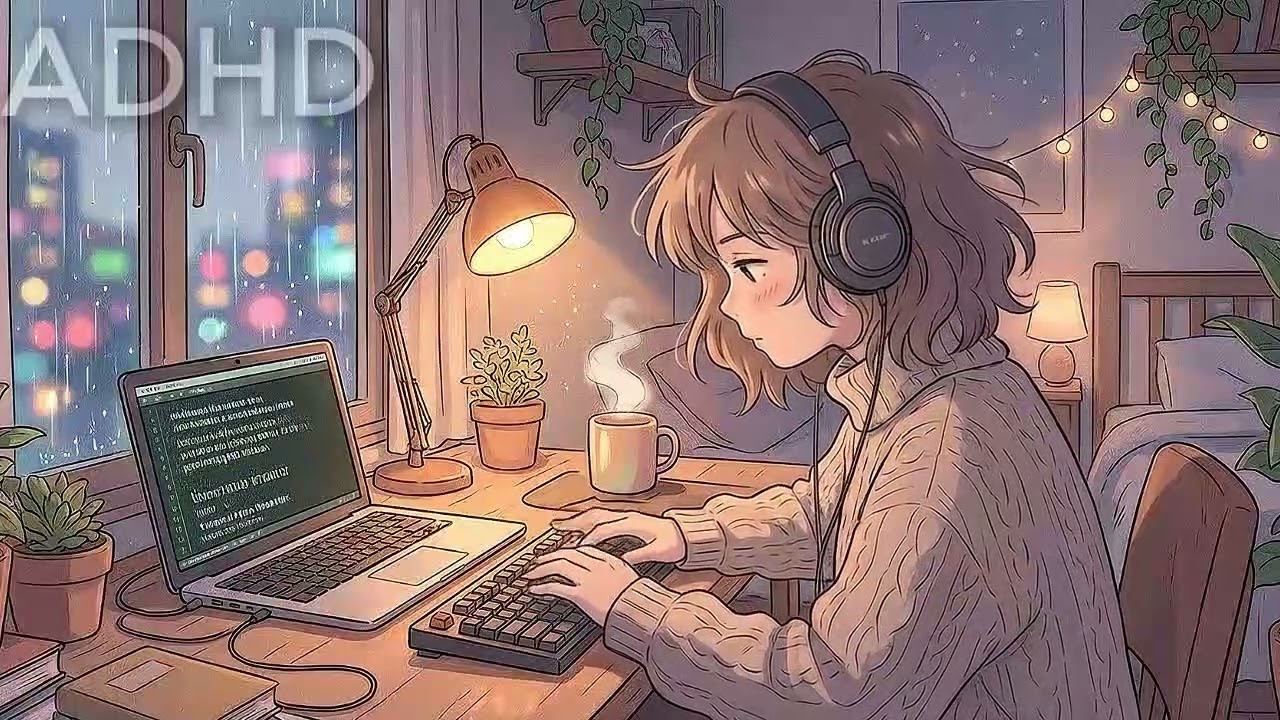 Midnight Vinyl Radio | Chill Lofi Music for Study  | ADHD