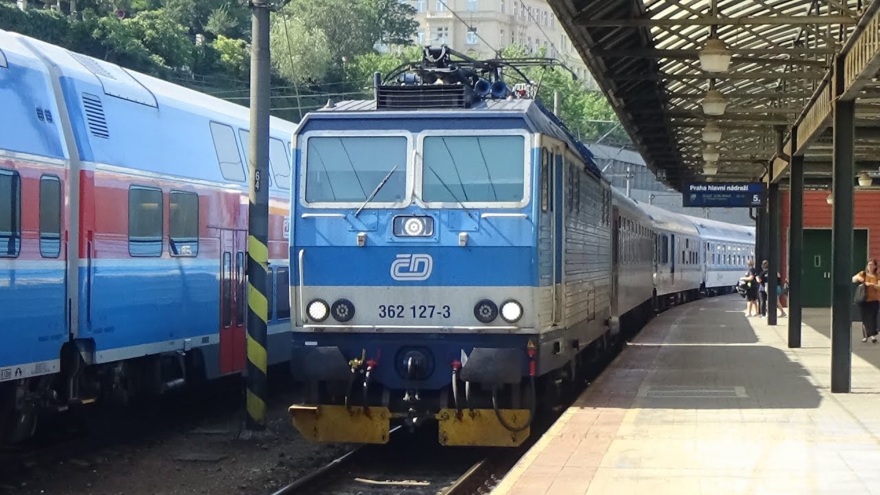 Rychlíkem Vltava do Českých Budějovic 21.7.2024