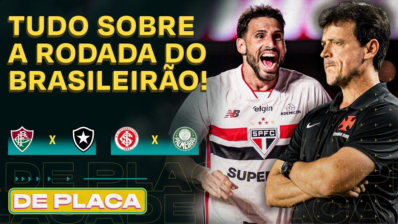 SÃO PAULO VENCE GRÊMIO; VASCO PERDE; DIA DE CLÁSSICO CARIOCA; INTER X PALMEIRAS |De Placa 12/02/2026